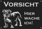 Preview: Old English Bulldog | Aluminium Warnschild